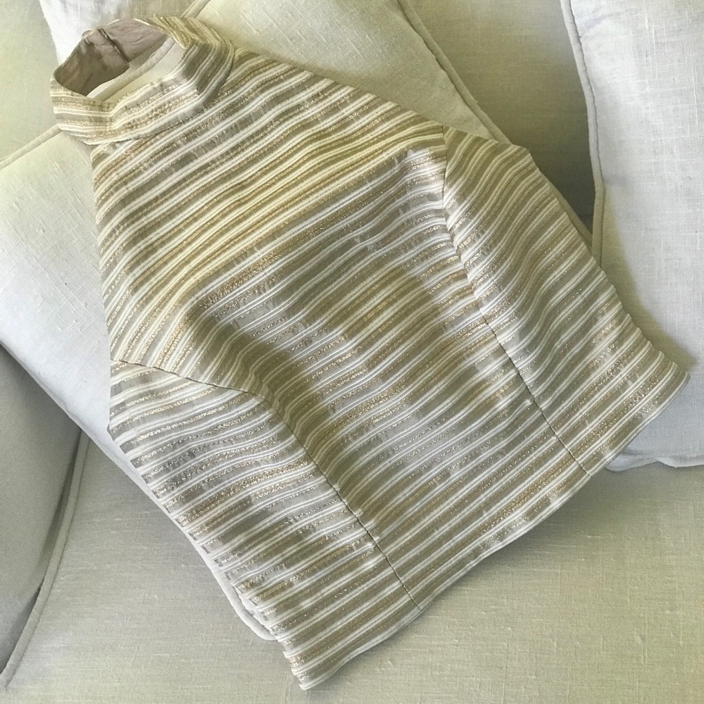 Caché Gold Halter Top
